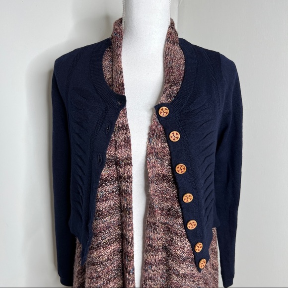 Sleeping On Snow Layered Cardigan Size S - Picture 3 of 12